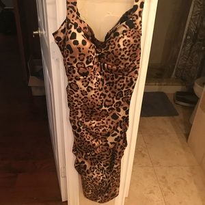Leopard print dress